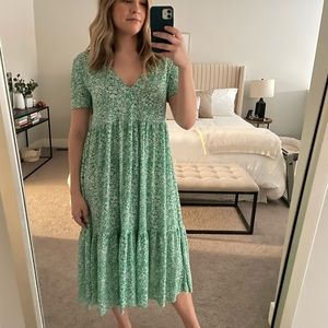 Zara Floral Midi Dress